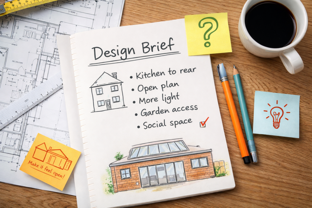 Design Brief For Chelmsford House Extension