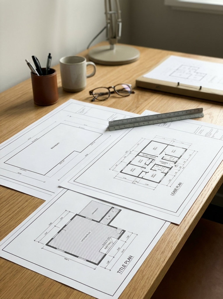 Land Registry compliant plans in Chelmsford showing lease plan and title plan style drawings.