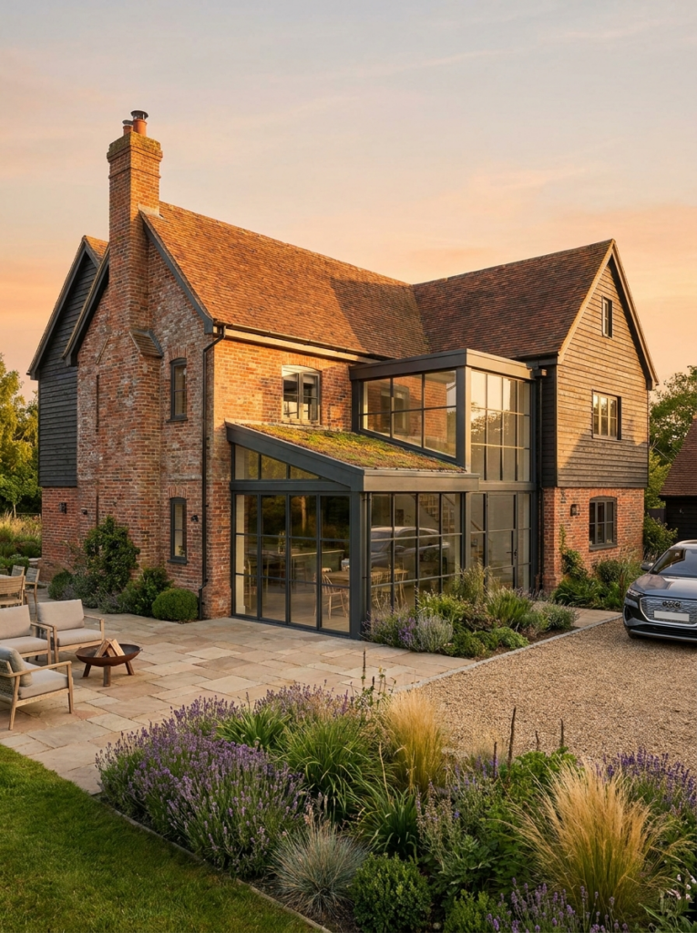 Completed family home extension in Colchester designed for a residential improvement project