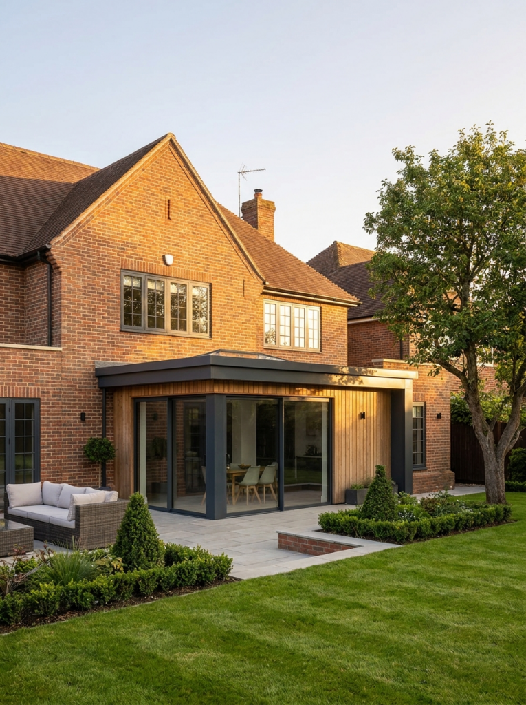 Completed family home extension in Grays designed for a residential improvement project