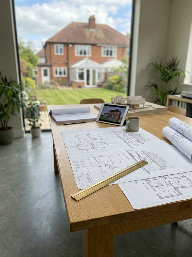 Architectural services in Leigh-on-Sea with residential planning drawings and home extension plans