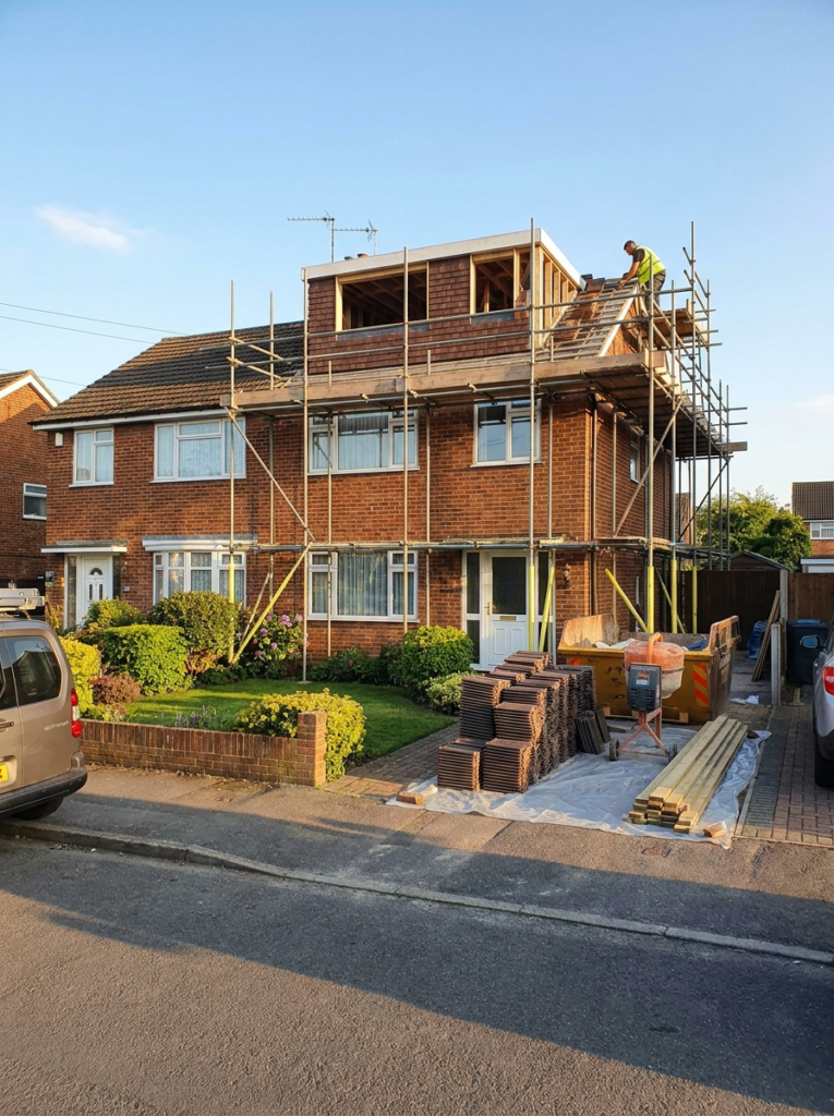 Party Wall surveyor in Basildon supporting a building owner with extension or loft conversion works.