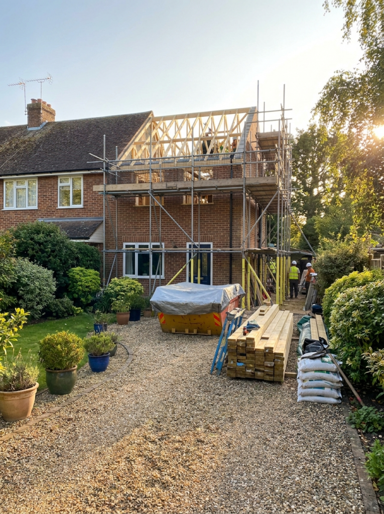 Party Wall surveyor in Colchester supporting a building owner with extension or loft conversion works.