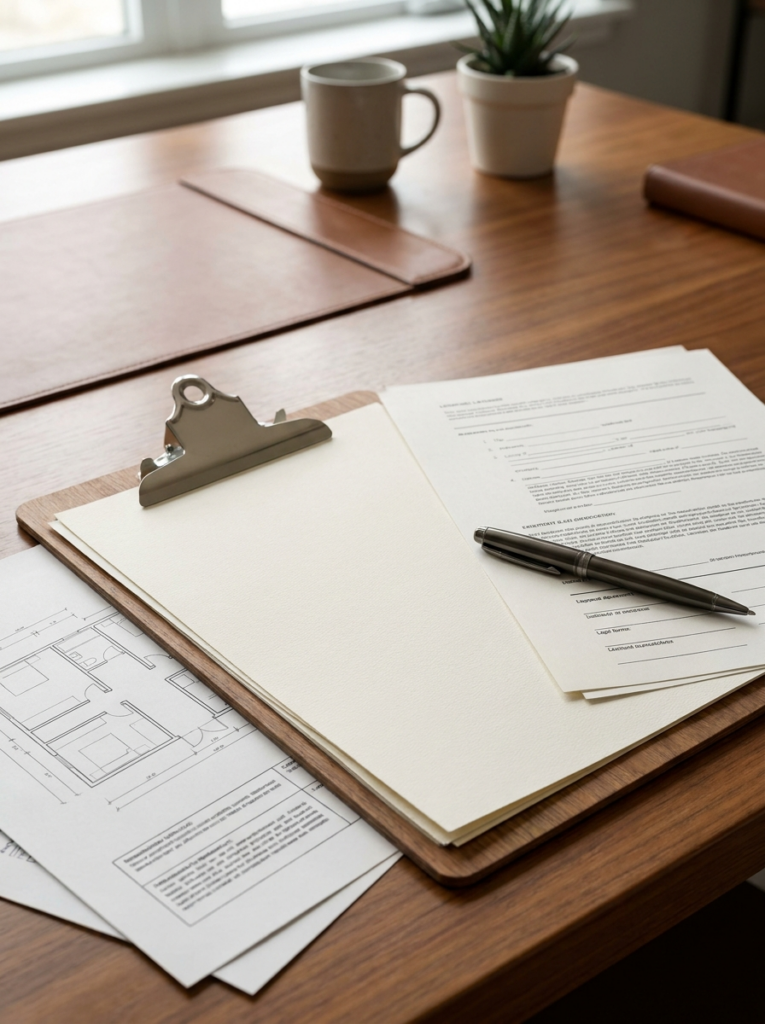 Party Wall surveyor in Leigh-on-Sea preparing Party Wall notices and related paperwork.