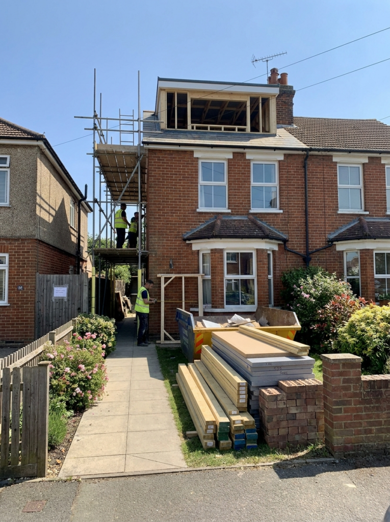 Party Wall surveyor in Wickford supporting a building owner with extension or loft conversion works