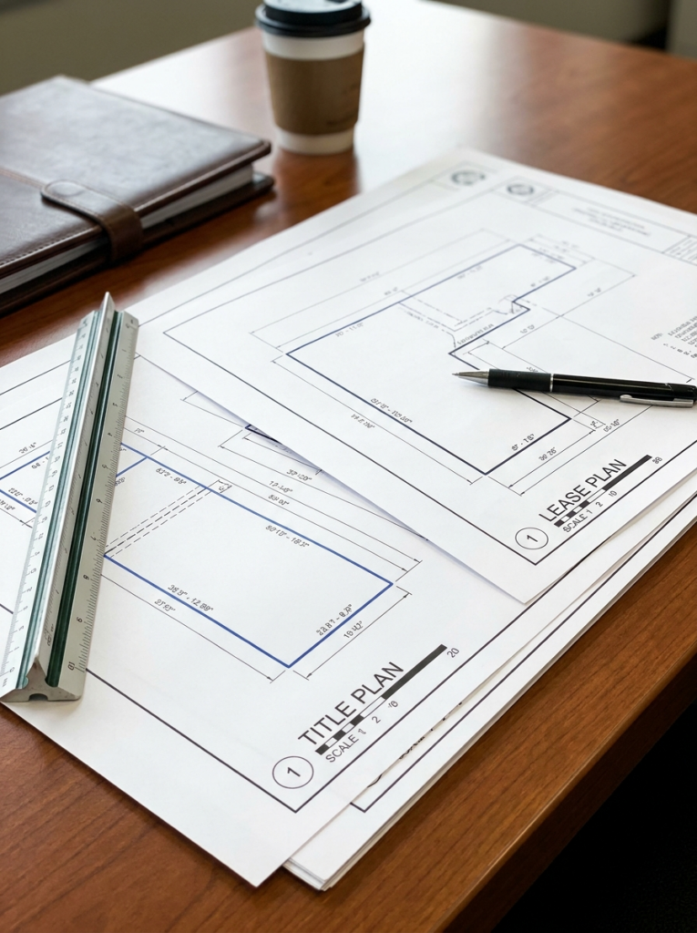 Land Registry compliant plans in Stanford-le-Hope showing lease plan and title plan style drawings.