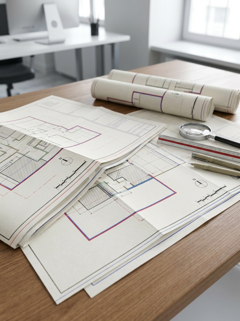 Land Registry compliant lease plans and title plans in Brentwood shown as professionally prepared property drawings