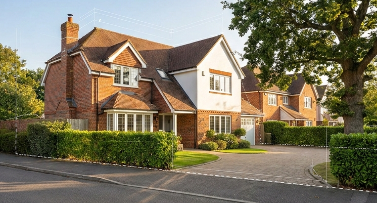 Land Registry compliant plans in Benfleet for residential property with precise boundary and plan preparation