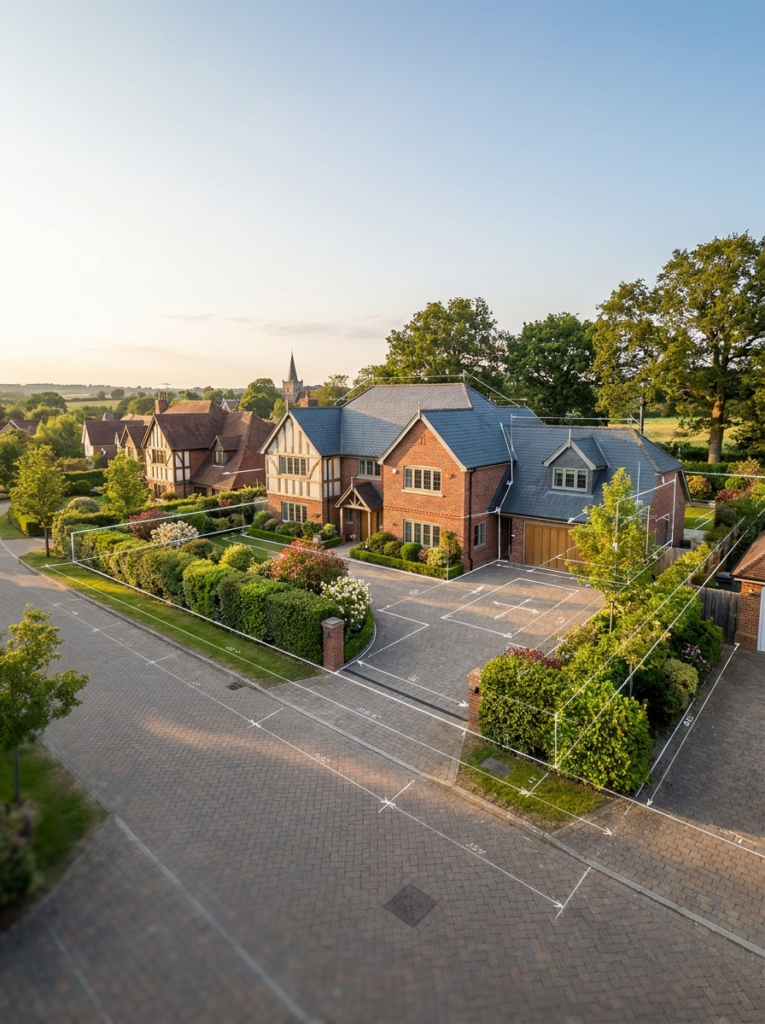 Land Registry compliant plans in Wickford for residential property with precise boundary and plan preparation