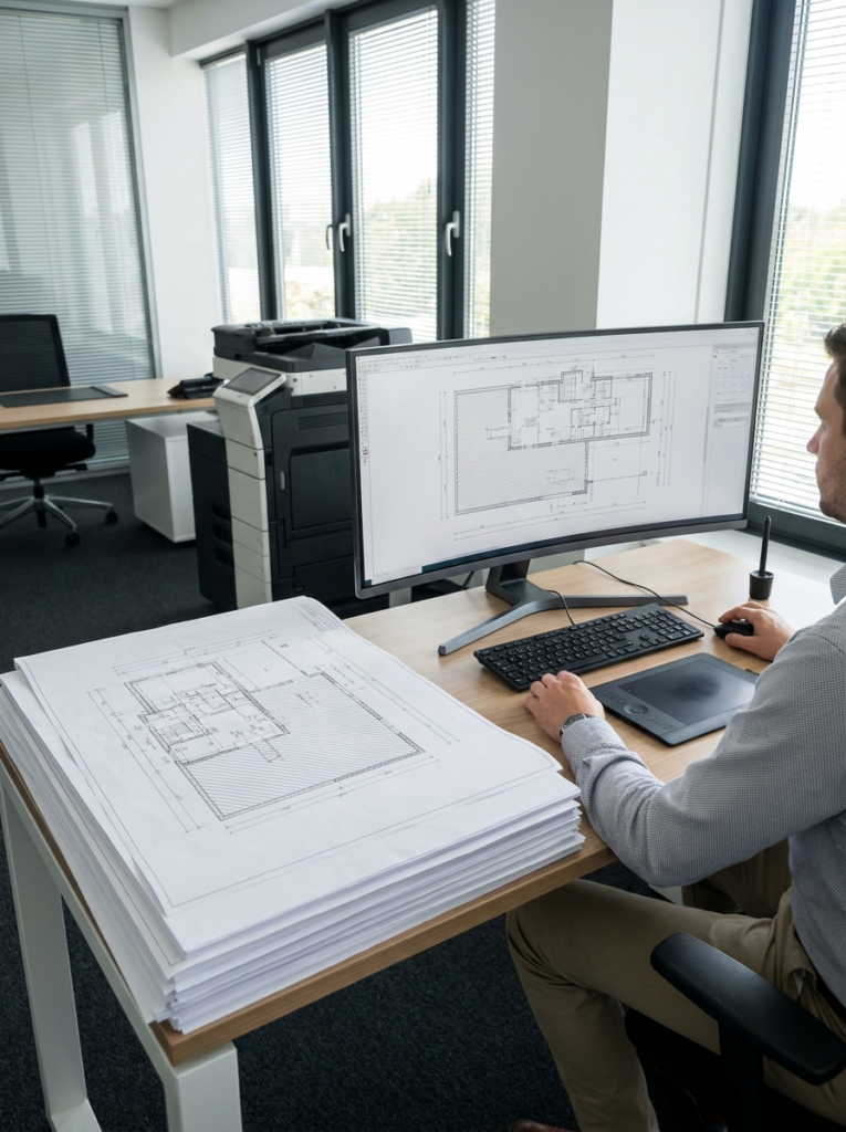 Land Registry compliant lease plans and title plans in Canvey Island shown as professionally prepared property drawings