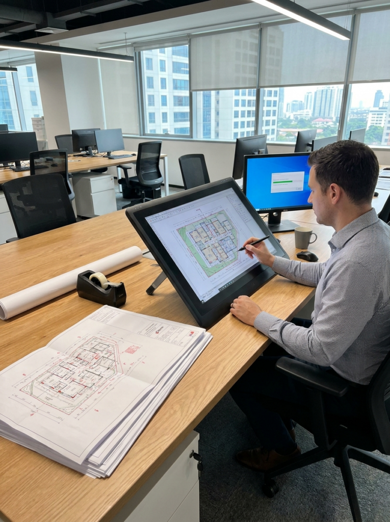 Fast turnaround Land Registry compliant plans in Chelmsford prepared from accurate survey information