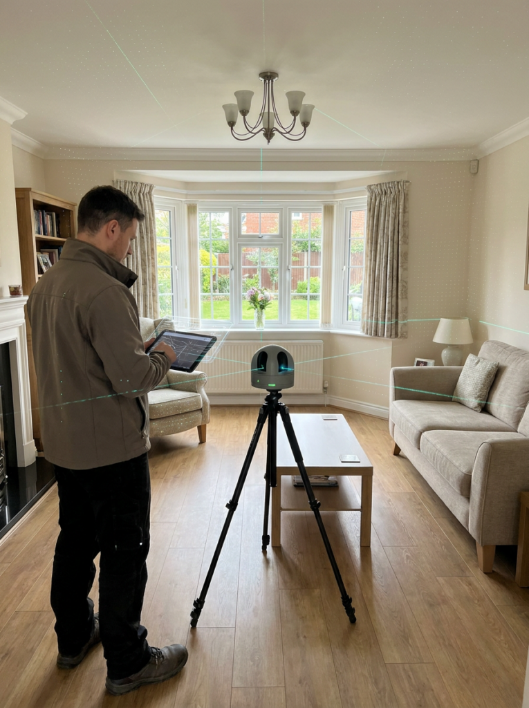 LiDAR measured survey in Colchester supporting accurate Land Registry compliant plan preparation