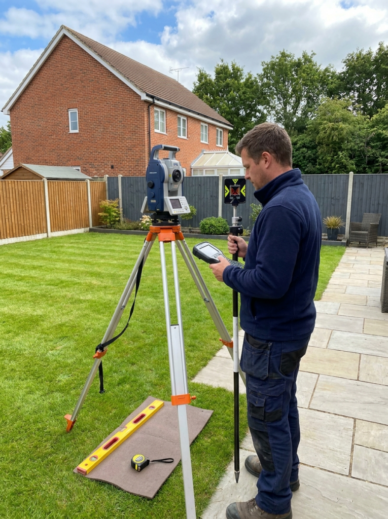 Topographical survey in Colchester used to support accurate Land Registry compliant plan preparation
