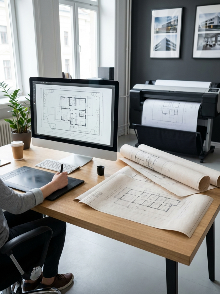 Fast turnaround Land Registry compliant plans in Rayleigh prepared from accurate survey information
