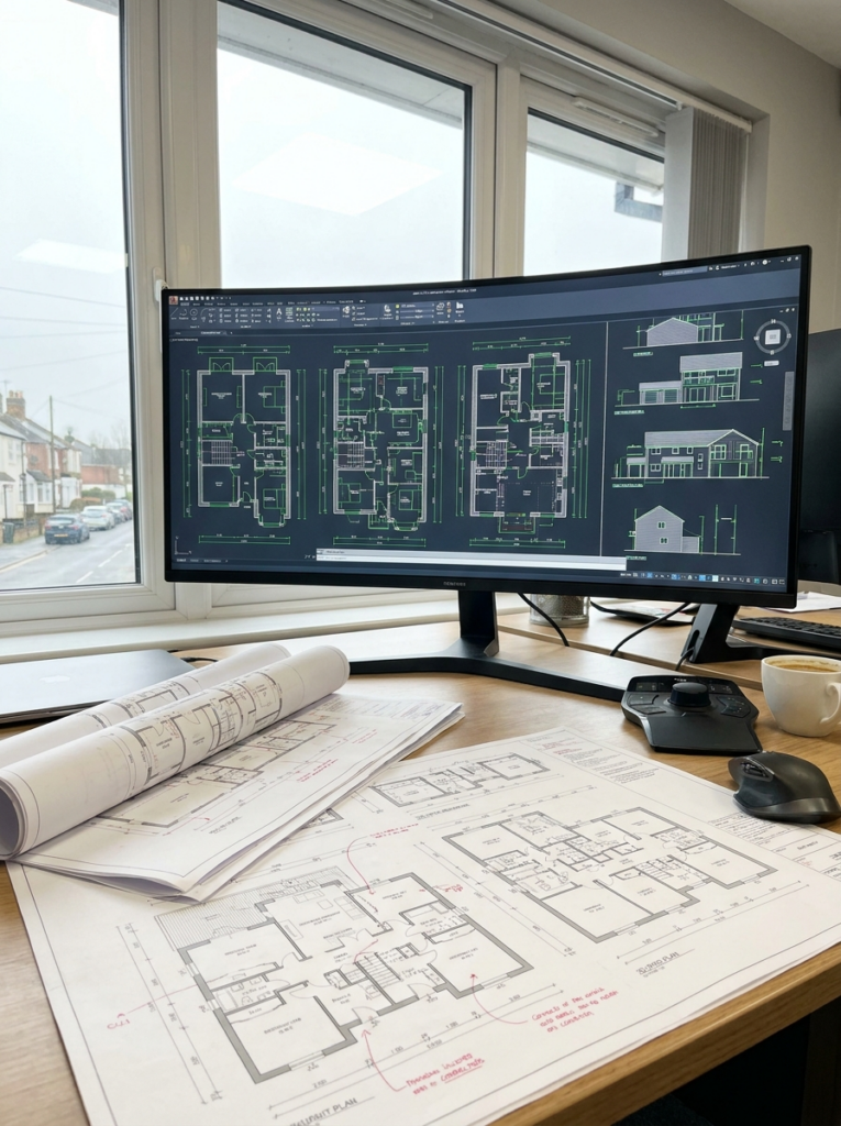 Licensing plans in Benfleet prepared for commercial premises and compliance use.