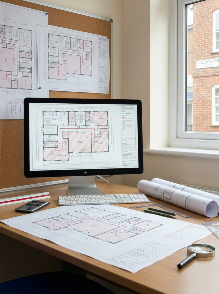Licensing plans in Colchester prepared for commercial premises and compliance use