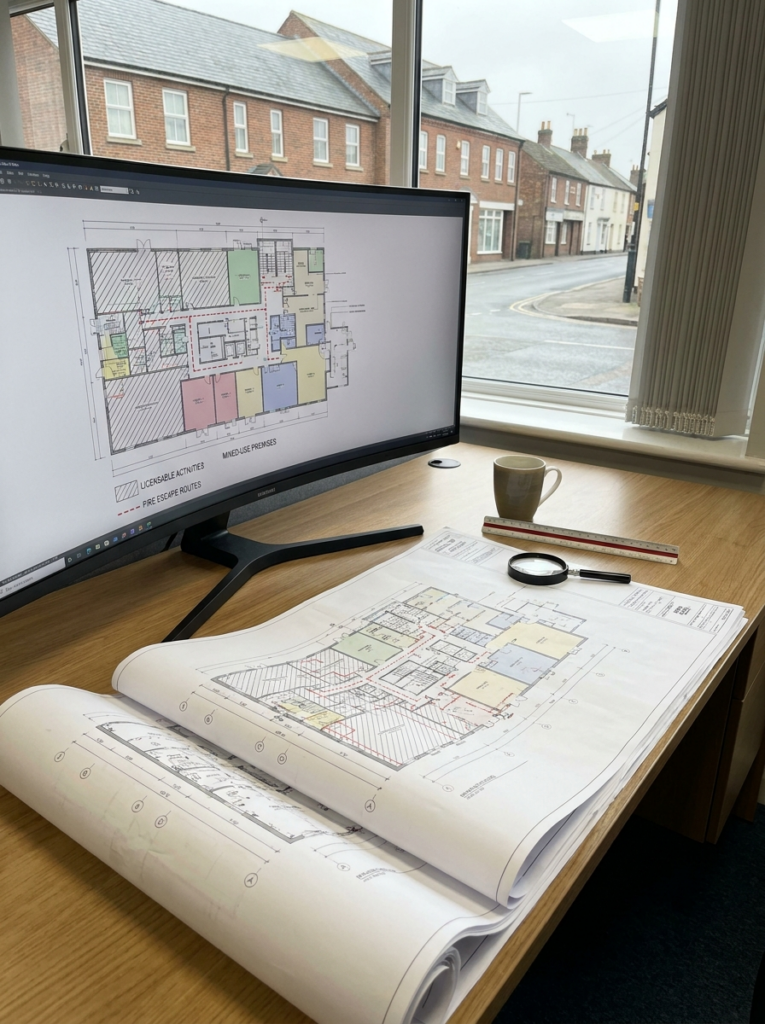 Licensing plans in Stanford le Hope prepared for commercial premises and compliance use.